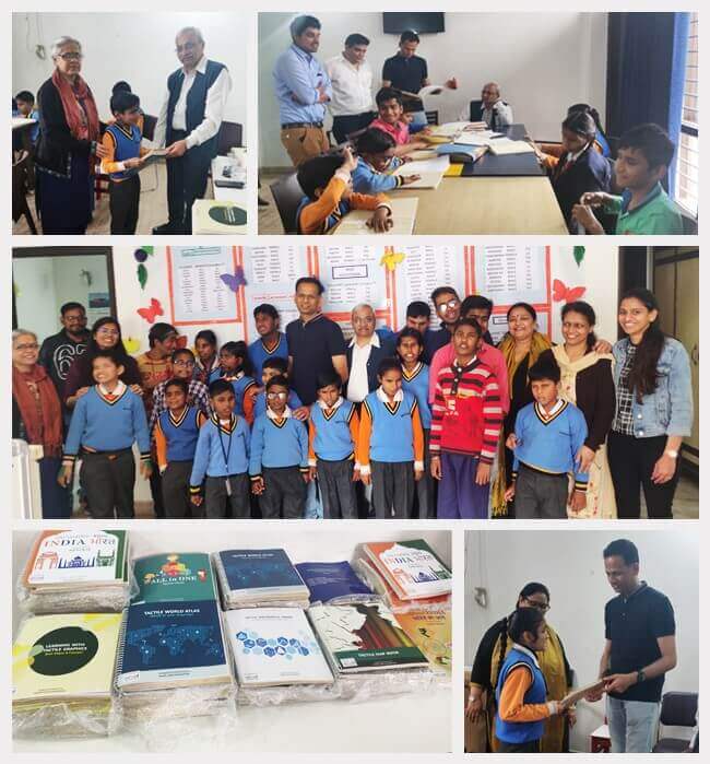 Vehant under its CSR umbrella sponsored Tactile books for visually impaired children at Saksham Daksh School in Noida. Prof. Anshul Kumar (IIT-D), our company's adviser and mentor along with our CTO and Co-founder Mr. Anoop G Prabhu distributed books to t